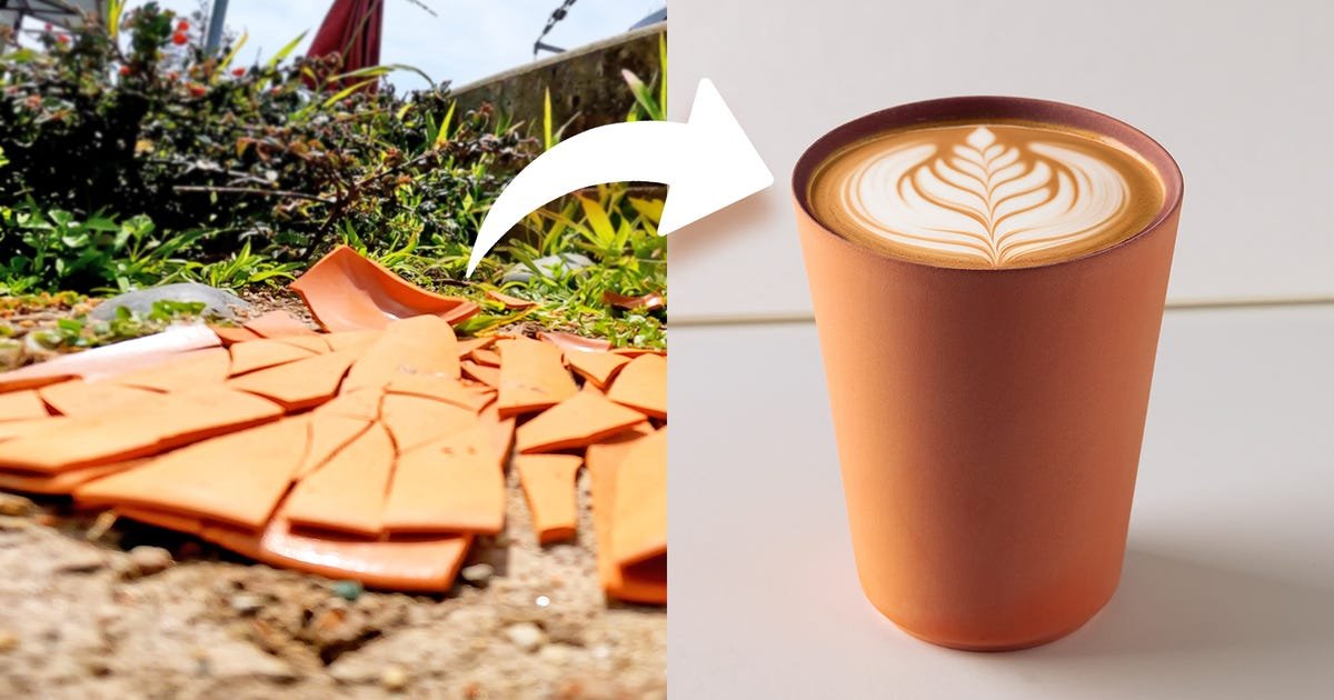 The Coffee Cups Made From Dirt: Smash Them on the Ground and Walk Away