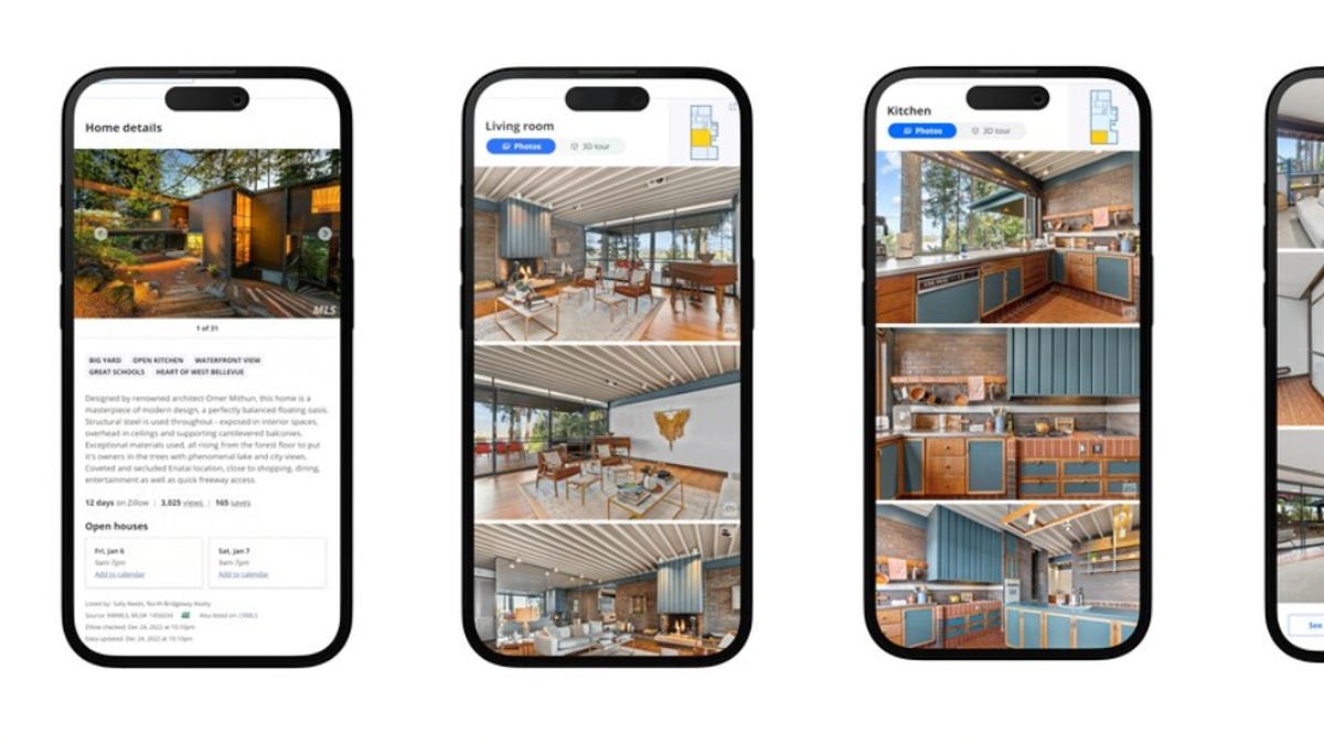 Zillow Launches AI-Powered Virtual Home Tours