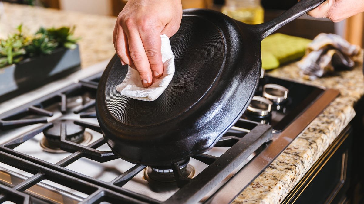 The One Hack You Need for Cleaning Scorched Cast-Iron Cookware