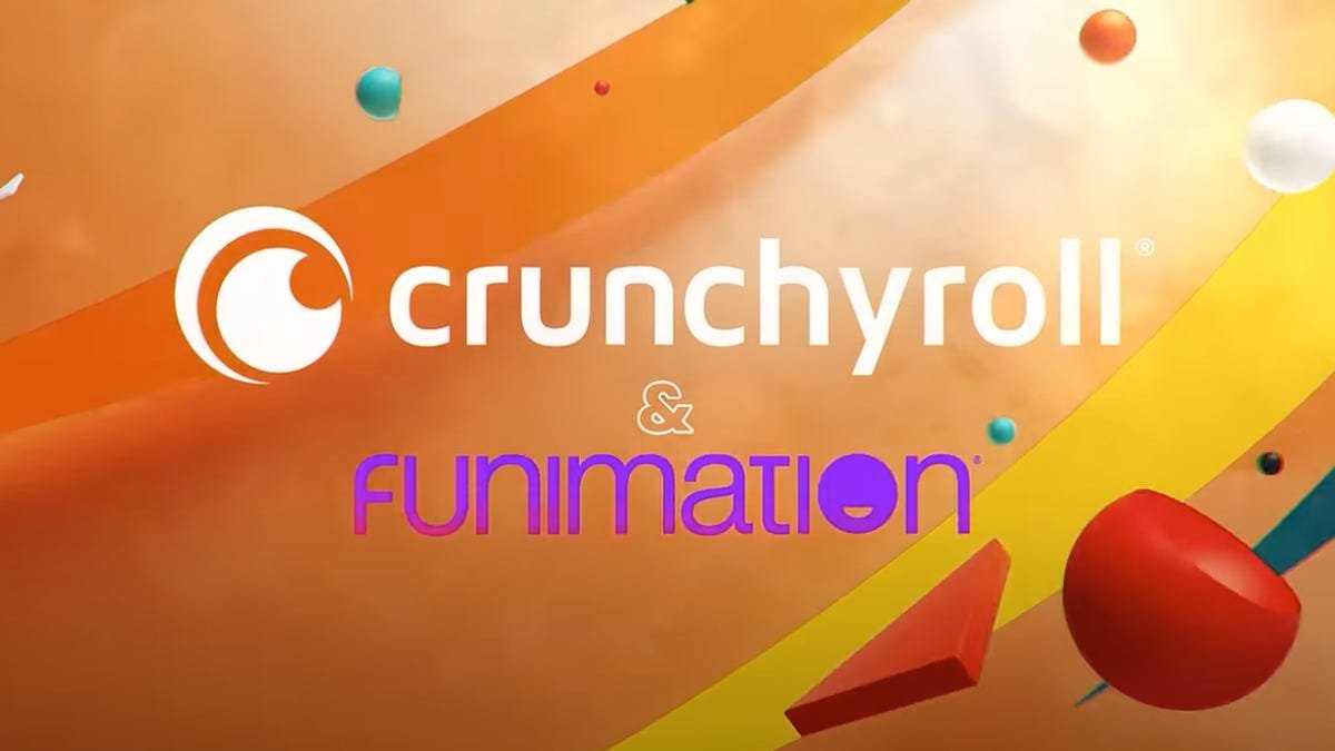 screenshot with crunchyroll and funimation logos